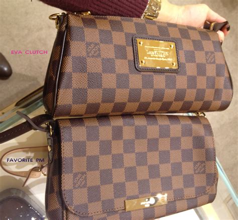 louis vuitton eva vs favorite pm|Favourite vs Eva .